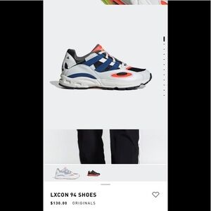 Adidas LXCON 94 shoes size 8.5